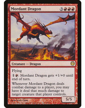 Magic: The Gathering Mordant Dragon (058) Moderately Played