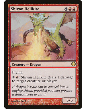 Magic: The Gathering Shivan Hellkite (060) Moderately Played