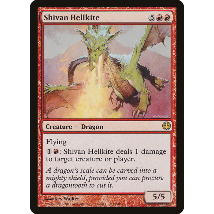 Magic: The Gathering Shivan Hellkite (060) Moderately Played