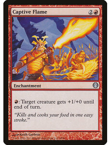 Magic: The Gathering Captive Flame (068) Moderately Played