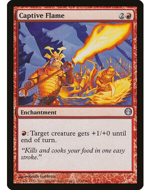Magic: The Gathering Captive Flame (068) Moderately Played