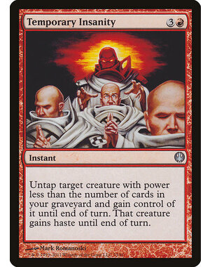 Magic: The Gathering Temporary Insanity (073) Moderately Played