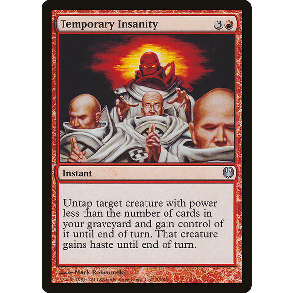 Magic: The Gathering Temporary Insanity (073) Moderately Played