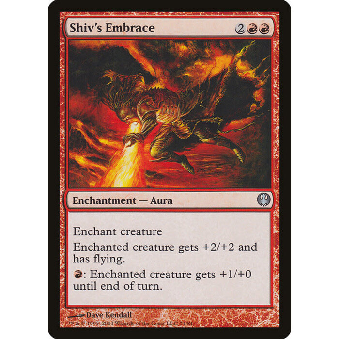 Magic: The Gathering Shiv's Embrace (074) Moderately Played