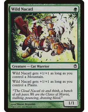 Magic: The Gathering Wild Nacatl (004) Moderately Played