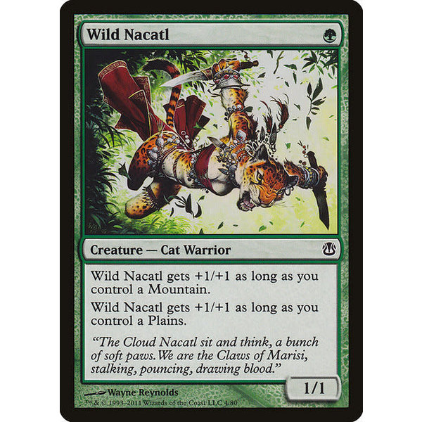 Magic: The Gathering Wild Nacatl (004) Moderately Played