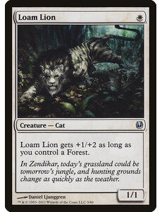 Magic: The Gathering Loam Lion (005) Moderately Played