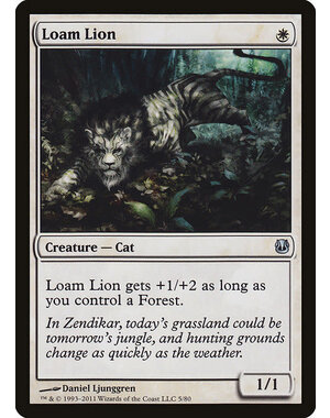 Magic: The Gathering Loam Lion (005) Moderately Played
