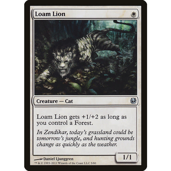 Magic: The Gathering Loam Lion (005) Moderately Played