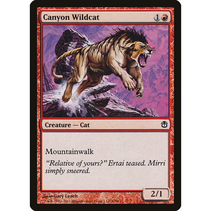 Magic: The Gathering Canyon Wildcat (006) Lightly Played