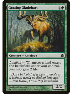 Magic: The Gathering Grazing Gladehart (011) Moderately Played