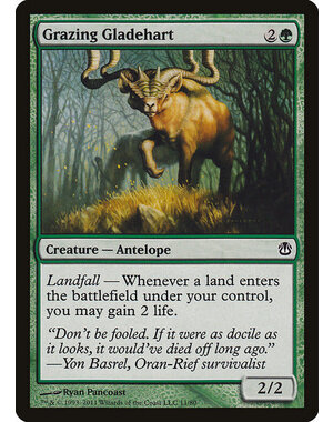 Magic: The Gathering Grazing Gladehart (011) Moderately Played
