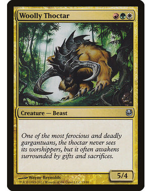 Magic: The Gathering Woolly Thoctar (013) Moderately Played