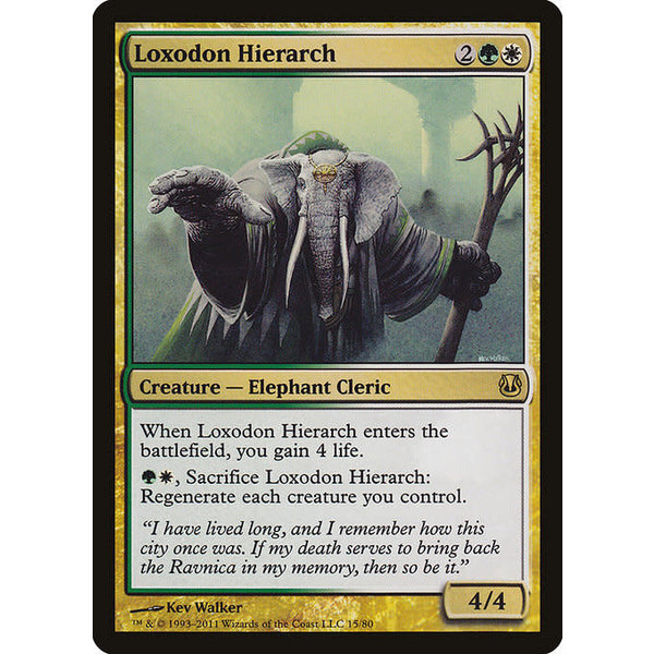 Magic: The Gathering Loxodon Hierarch (015) Moderately Played