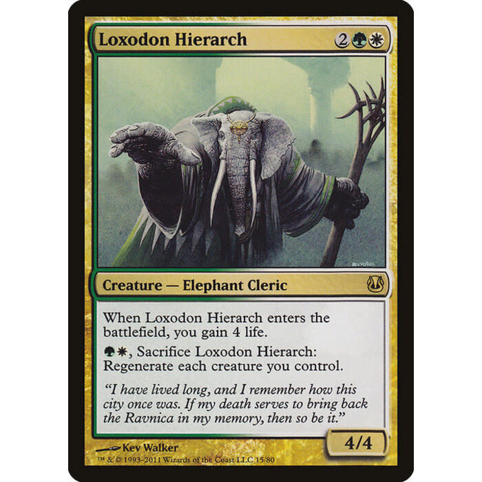 Magic: The Gathering Loxodon Hierarch (015) Moderately Played