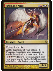 Magic: The Gathering Firemane Angel (021) Moderately Played