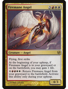 Magic: The Gathering Firemane Angel (021) Moderately Played