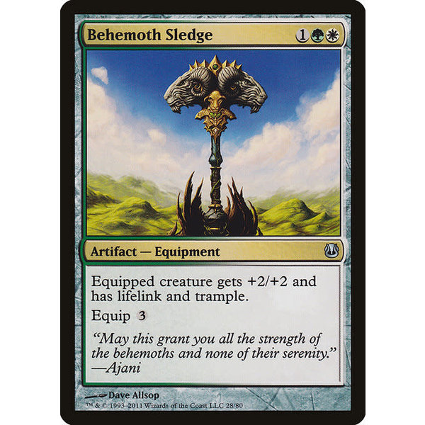 Magic: The Gathering Behemoth Sledge (028) Moderately Played