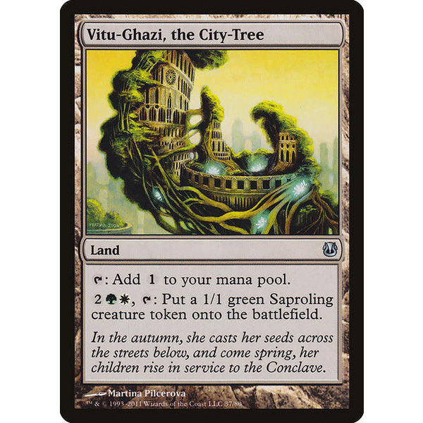 Magic: The Gathering Vitu-Ghazi, the City-Tree (037) Moderately Played