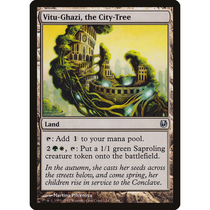Magic: The Gathering Vitu-Ghazi, the City-Tree (037) Moderately Played