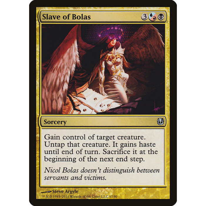 Magic: The Gathering Slave of Bolas (067) Moderately Played