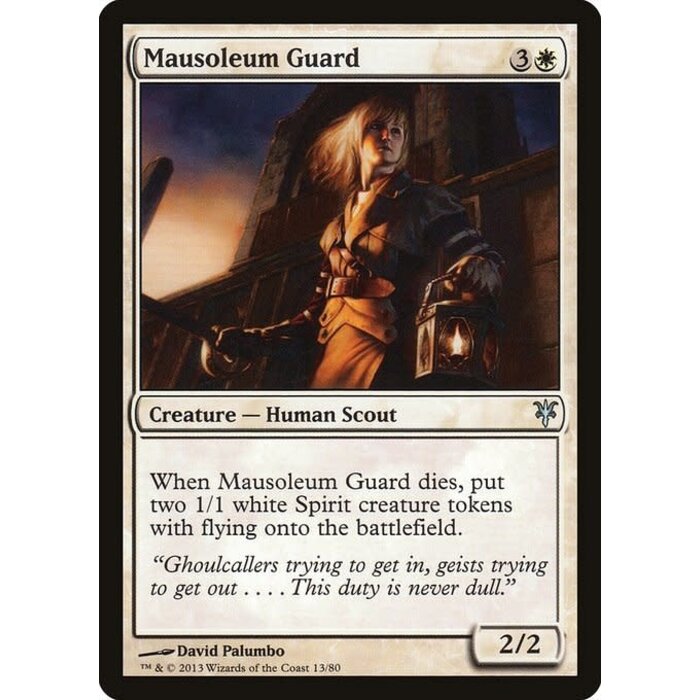 Magic: The Gathering Mausoleum Guard (013) Moderately Played