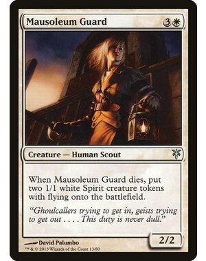 Magic: The Gathering Mausoleum Guard (013) Lightly Played