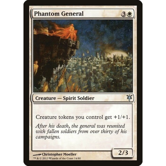 Magic: The Gathering Phantom General (014) Moderately Played