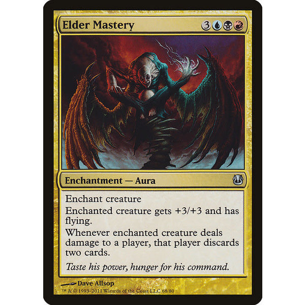 Magic: The Gathering Elder Mastery (068) Moderately Played