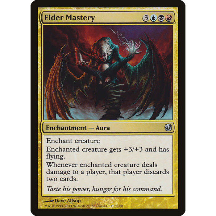 Magic: The Gathering Elder Mastery (068) Moderately Played
