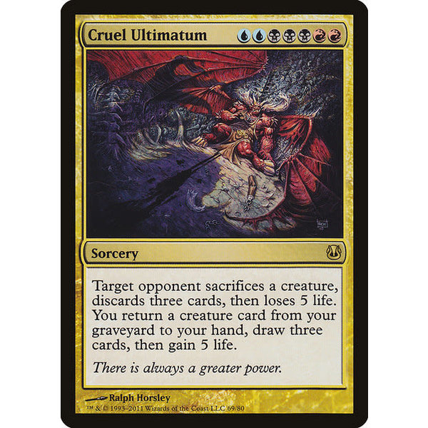 Magic: The Gathering Cruel Ultimatum (069) Moderately Played
