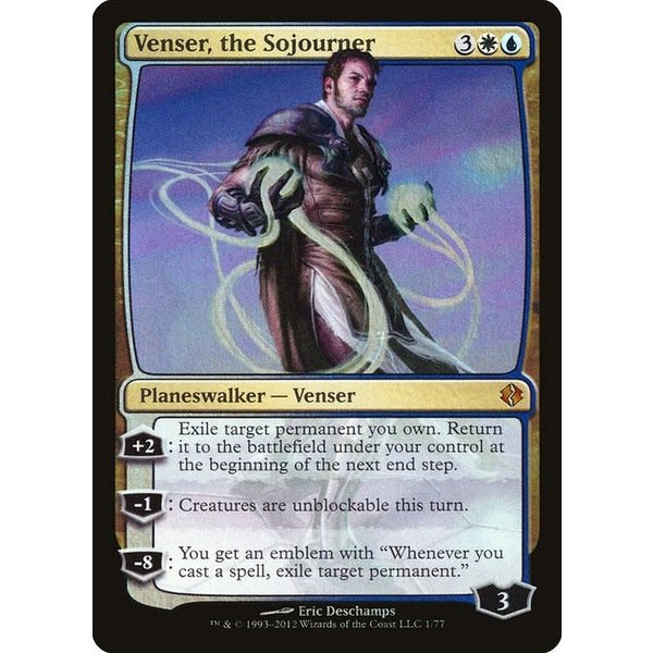 Magic: The Gathering Venser, the Sojourner (001) Lightly Played Foil