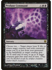 Magic: The Gathering Profane Command (070) Moderately Played