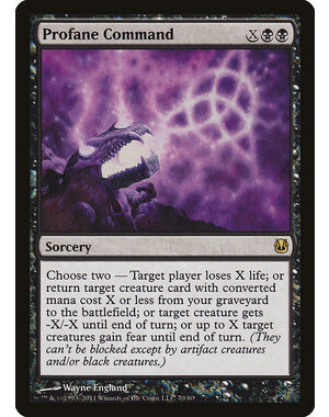 Magic: The Gathering Profane Command (070) Moderately Played