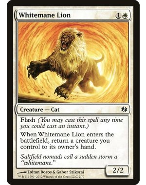 Magic: The Gathering Whitemane Lion (002) Moderately Played