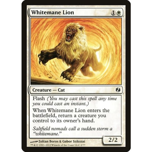 Magic: The Gathering Whitemane Lion (002) Moderately Played