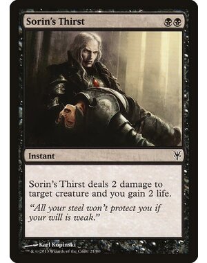 Magic: The Gathering Sorin's Thirst (021) Lightly Played