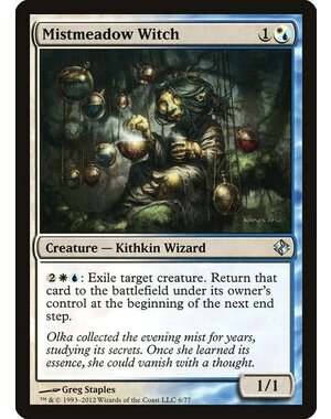 Magic: The Gathering Mistmeadow Witch (006) Moderately Played