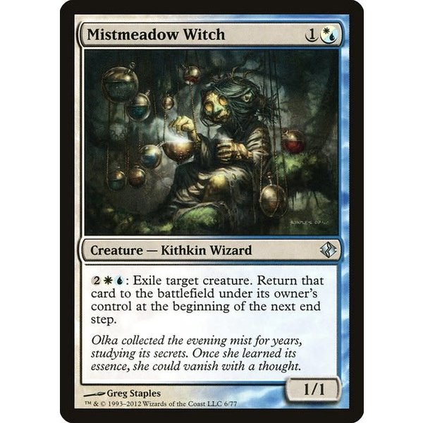 Magic: The Gathering Mistmeadow Witch (006) Moderately Played