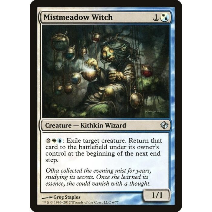 Magic: The Gathering Mistmeadow Witch (006) Moderately Played