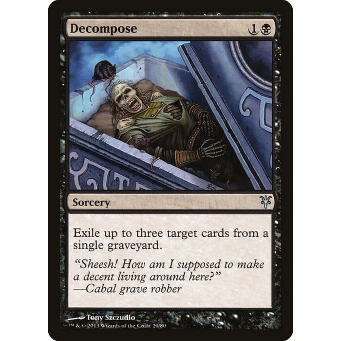 Magic: The Gathering Decompose (020) Moderately Played