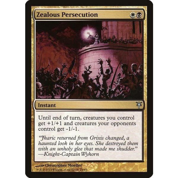 Magic: The Gathering Zealous Persecution (023) Moderately Played