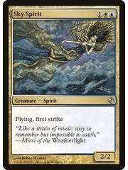 Magic: The Gathering Sky Spirit (010) Moderately Played