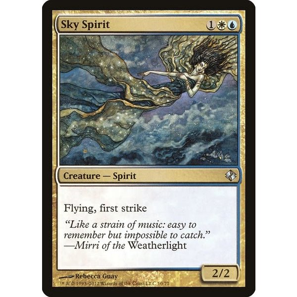 Magic: The Gathering Sky Spirit (010) Moderately Played