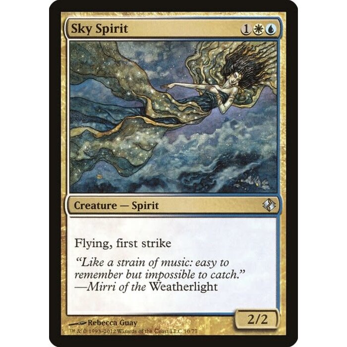 Magic: The Gathering Sky Spirit (010) Moderately Played