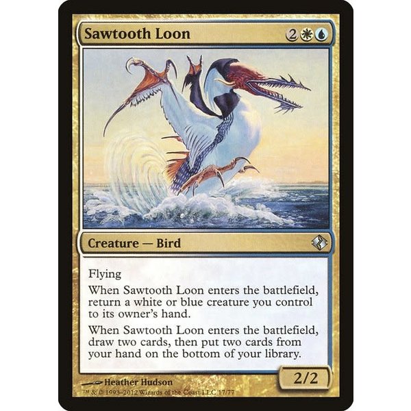 Magic: The Gathering Sawtooth Loon (017) Moderately Played