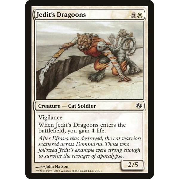 Magic: The Gathering Jedit's Dragoons (020) Moderately Played