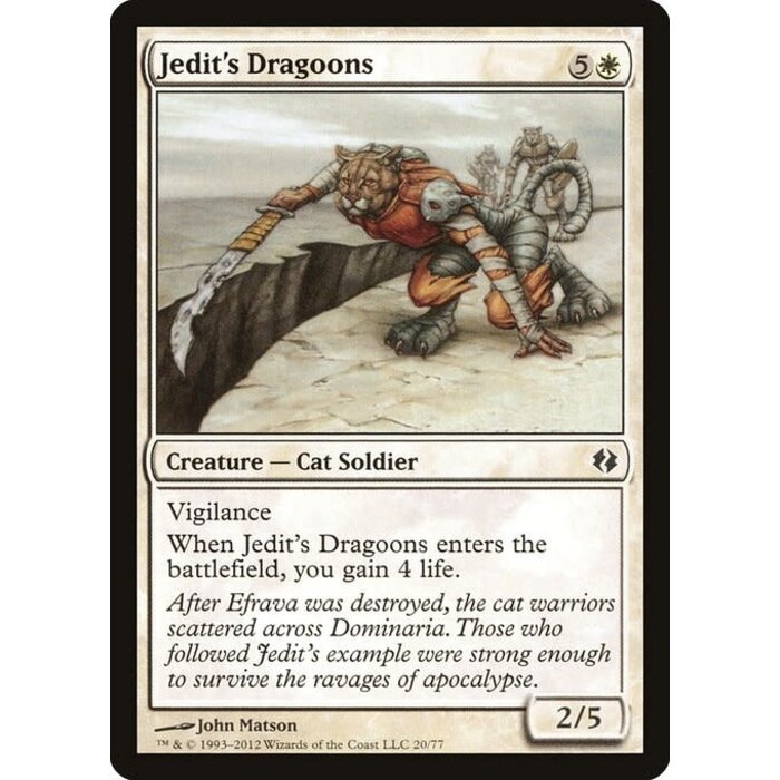 Magic: The Gathering Jedit's Dragoons (020) Moderately Played