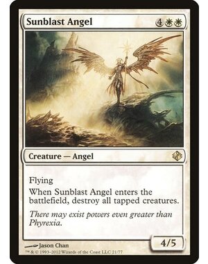 Magic: The Gathering Sunblast Angel (021) Moderately Played