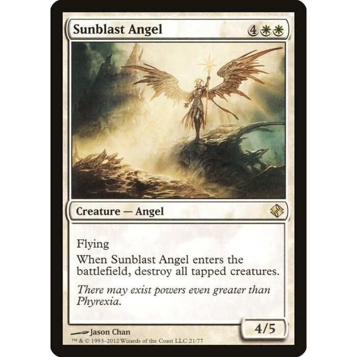 Magic: The Gathering Sunblast Angel (021) Moderately Played
